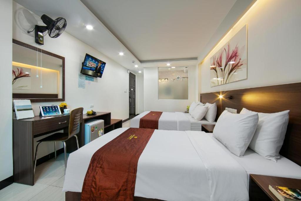 Quang Chung Hotel - 56 Le Van Thiem - By Bay Luxury Hanói Exterior foto
